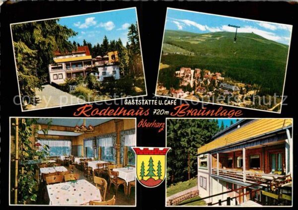 Braunlage Gaststätte Rodelhaus Gaststube Teilansi