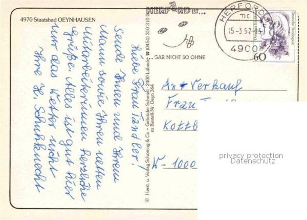 Bad Oeynhausen Kurgarten Kurh Fontäne – Bild 2