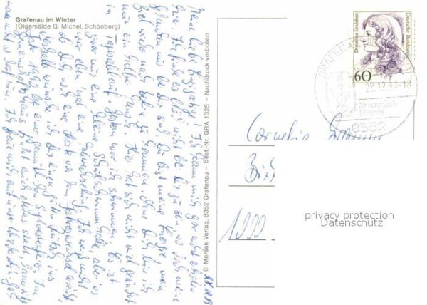 Grafenau Niederbayern Gesamtansicht im Winterkleid – Bild 2
