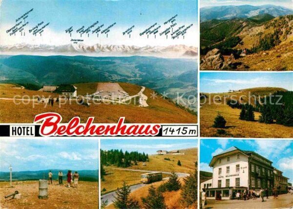 Schoenau Schwarzwald Hotel Belchenhaus Panorama Teilansicht