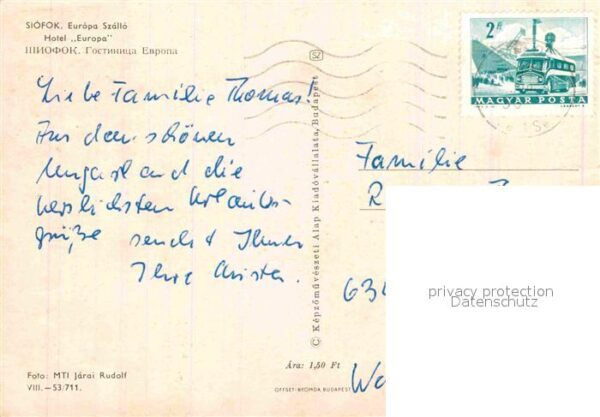Siofok Europa Szallo – Bild 2