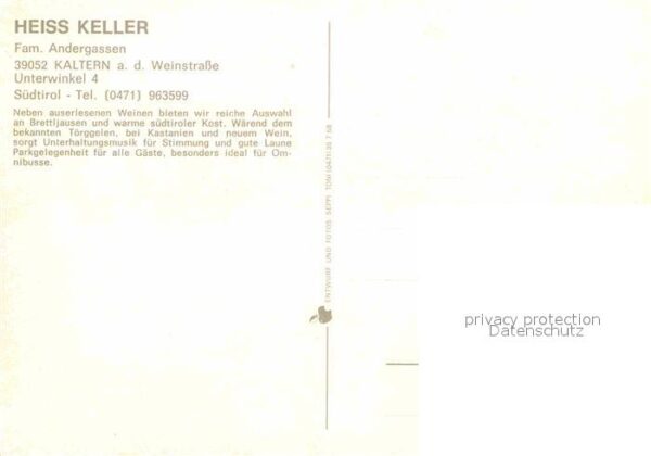 Kaltern Weinstrasse Tirol Heiss Keller – Bild 2
