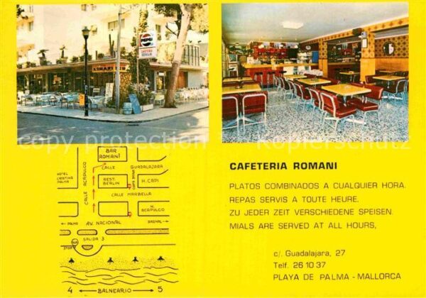 Playa de Palma Mallorca Cafeteria Romani
