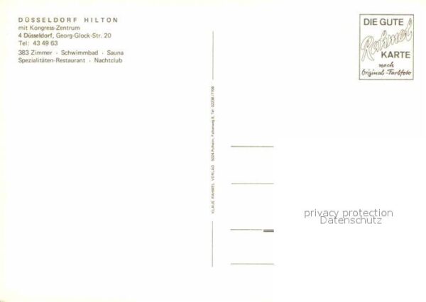 Duesseldorf Hilton Kongress-Zentrum – Bild 2