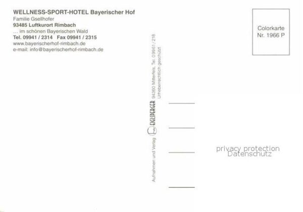 Rimbach Bayrischer Wald Wellness-Sport-Hotel Bayerischer Hof – Bild 2