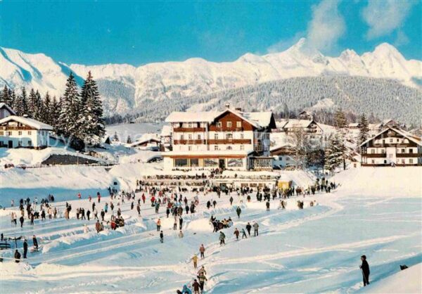 Seefeld Tirol Eisplatz Seekircherl Hotel Wetterstein