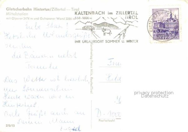 Hintertux Zillertal Mittelstation Olperer Gefrorene Wand – Bild 2