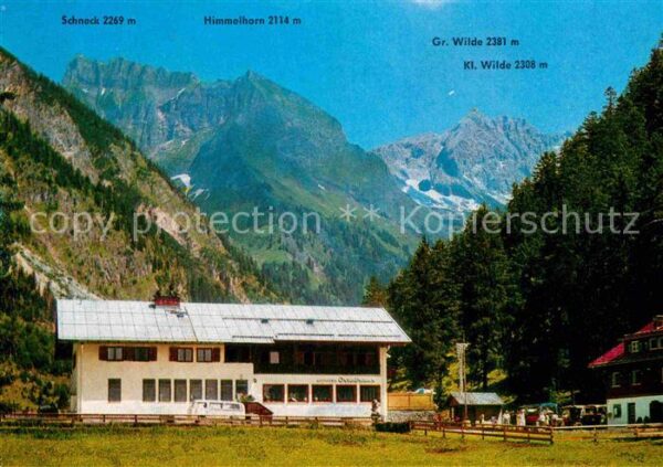 Oberstdorf Berggasthof Oytalhaus Schneck Himmelhor