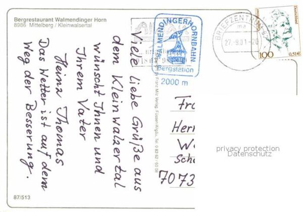 Mittelberg Kleinwalsertal Bergrestaurant Walmendinger Horn – Bild 2