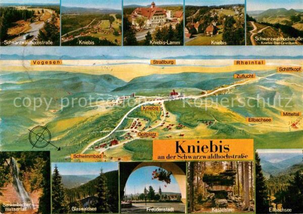 Kniebis Freudenstadt Sankenbacher-Wasserfall Glaswaldsee Fre