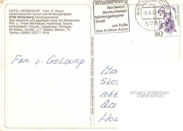 Winterberg Hochsauerland Hotel Hessenhof – Bild 2
