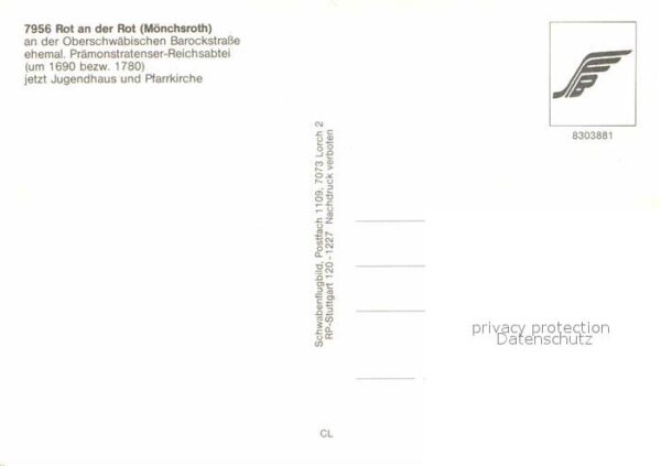 Rot Rot Jugendhaus Pfarrkirche Fliegeraufnahme – Bild 2