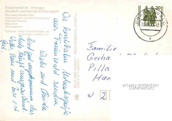 Frauenwald Thueringen Erholungsheim Sonnenberg Rennsteig-Wand – Bild 2