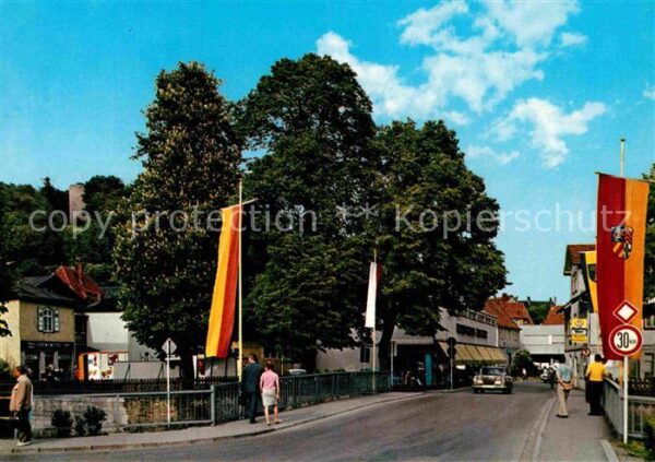 Bad Soden-Salmuenster Salz-Brücke Kaufhaus Burgruine