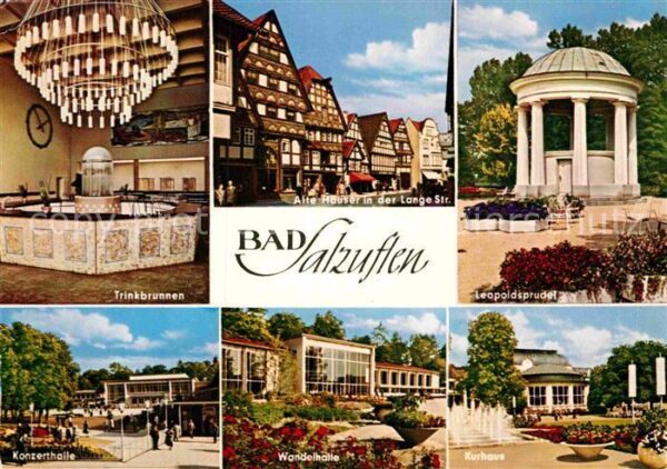 Bad Salzuflen Alte Häuser Lange Str. Leopoldsprudel T