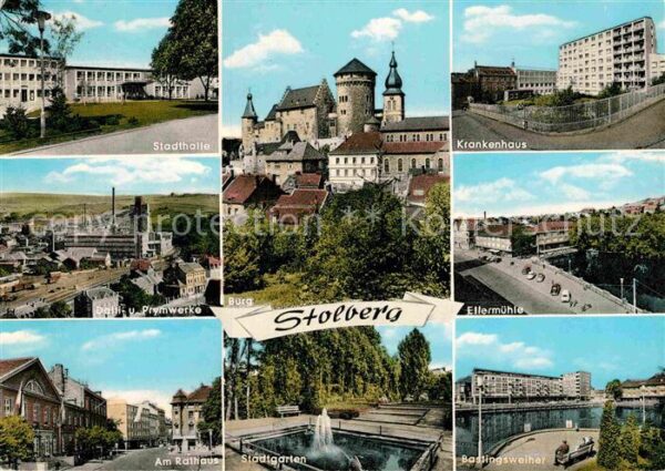 Stolberg Rheinland Burg Ellermühle Rathaus Dalli- Prymwerk