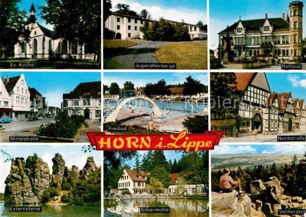 Horn Lippe Jugendherberge evangelische Kirche Velm