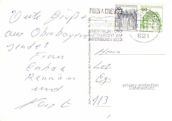 Prien Chiemsee Segelboot Fliegeraufnahme – Bild 2