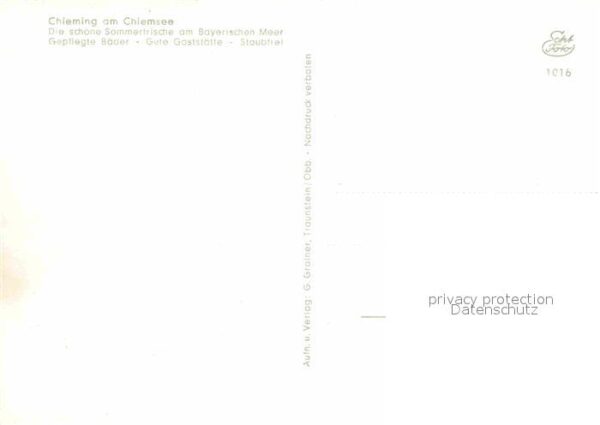 Chieming Chiemsee Kirche Segelboot Badesee – Bild 2