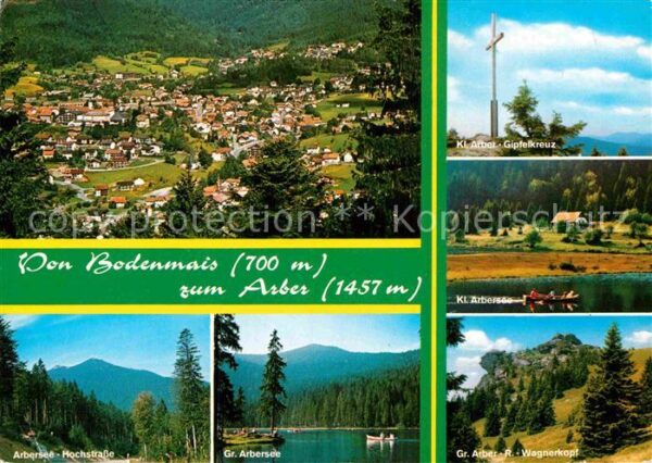 Bodenmais Arbersee Hochstrasse Gipfelkreuz Wagner