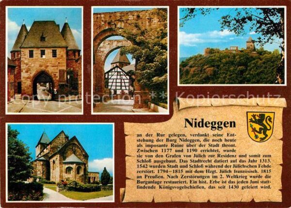 Nideggen Eifel Dürener Tor Nixtor Burg Marktplatz