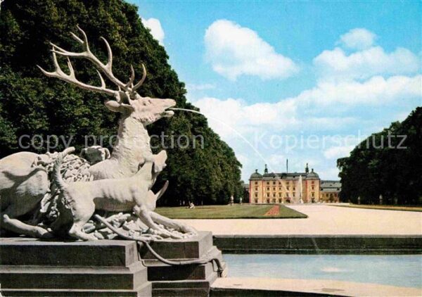 Schwetzingen Schlossgarten Hirschgruppe