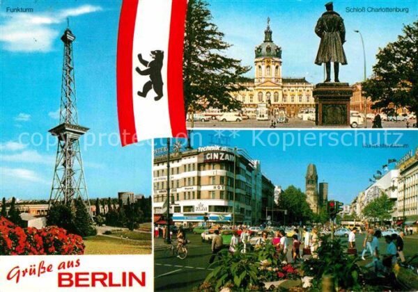 Berlin Funkturm Kurfürstendamm Schloss Charlot