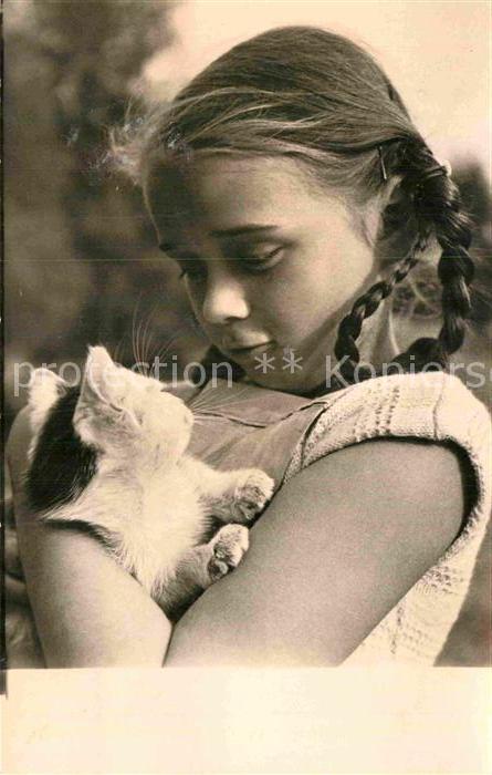 Kinder Child Enfants Katze