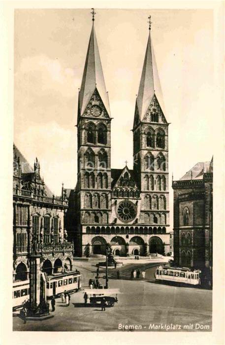 Strassenbahn Bremen Marktplatz Dom