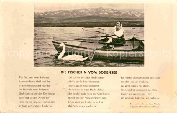 Liederkarte Die Fischerin vom Bodensee