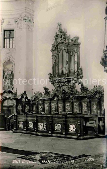 Kirchenorgel Stift Engelszell Chorgestühl