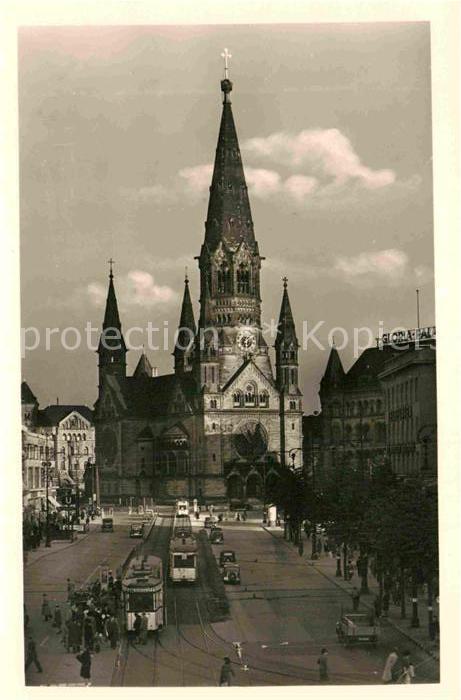 Strassenbahn Berlin Kaiser-Wilhelm-Gedächtniskirche