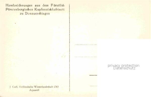 Kuenstlerkarte J. Goll Holländische Winterlandschaft 1 – Bild 2