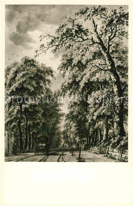 Kuenstlerkarte J. Goll Allee bei Amsterdam 1763