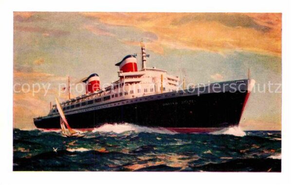 Dampfer Oceanliner S.S. United States