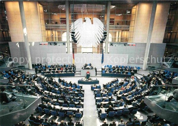 Politik Plenarsaal Reichstagsgebäude Berlin