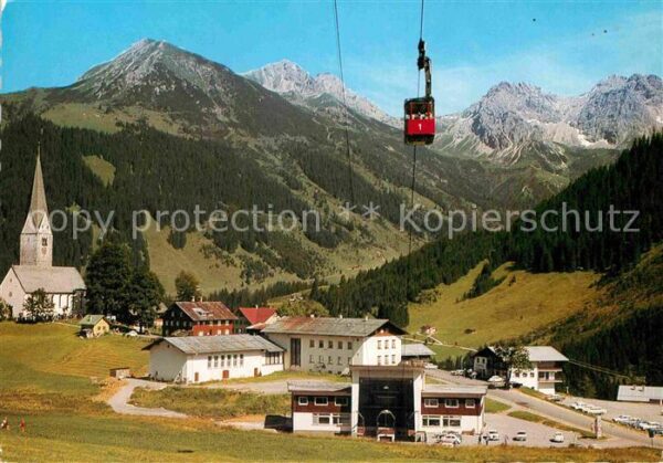 Seilbahn Walmendingerhorn Mittelberg Kleines Wal