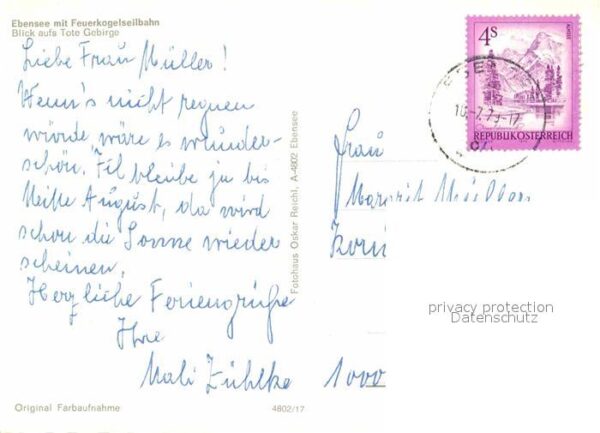 Seilbahn Feuerkogel Ebensee Totes Gebirge – Bild 2