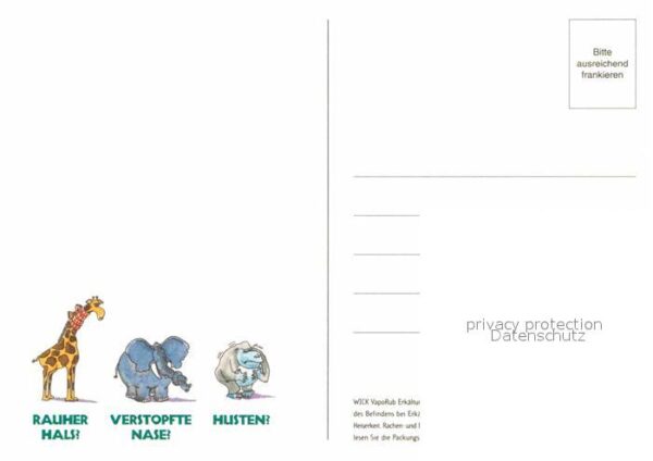 Affen Werbung Wick VapoRub Erkältungssalbe – Bild 2