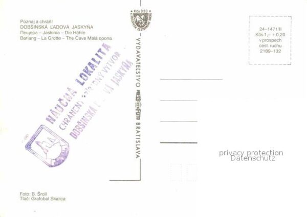 Hoehlen Caves Grottes Dobsinska Ladova Jaskyna – Bild 2