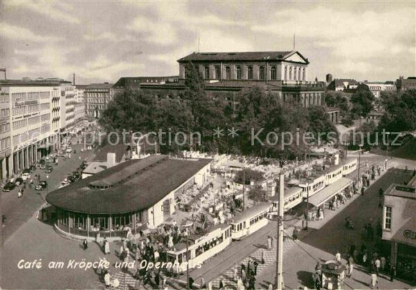 Strassenbahn Cafe am Kröpcke Opernhaus Hannover