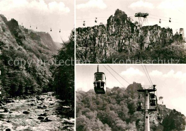 Seilbahn Thale Bodetal Hexentanzplatz