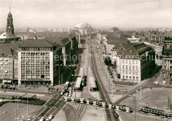 Strassenbahn Dresden Ernst-Thälmann-Strasse