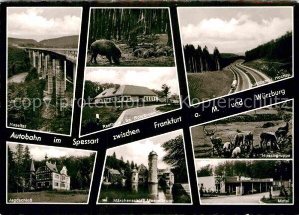 Autobahn Spessart Haseltal Rasthaus Rohrbrunn Ja