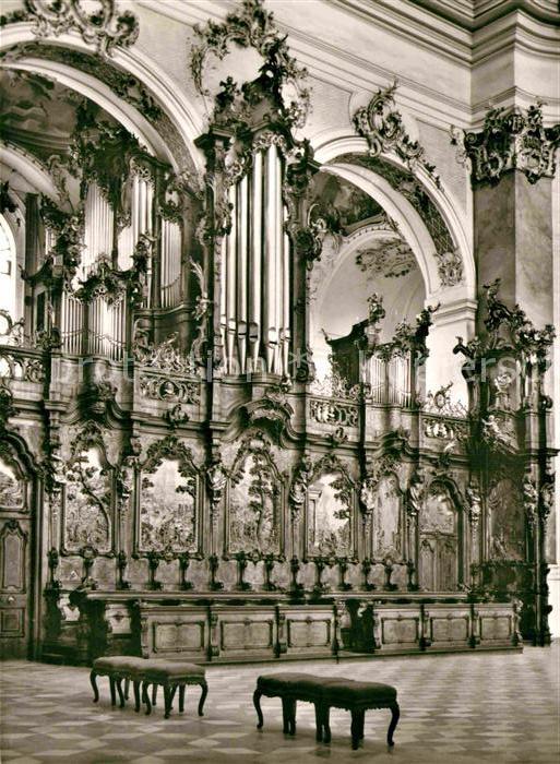 Kirchenorgel Basilika Ottobeuren Chorgestühl Dreifal