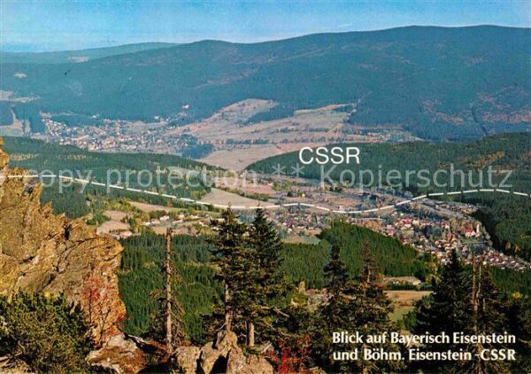 Grenze Douane Zoll Bayerisch Eisenstein Böhmisch Eisenstei