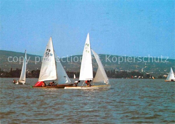 Segelboote Balaton