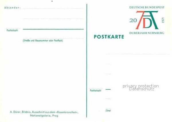Duerer Albrecht Nuernberg Bildnis Rosenkranzfest – Bild 2