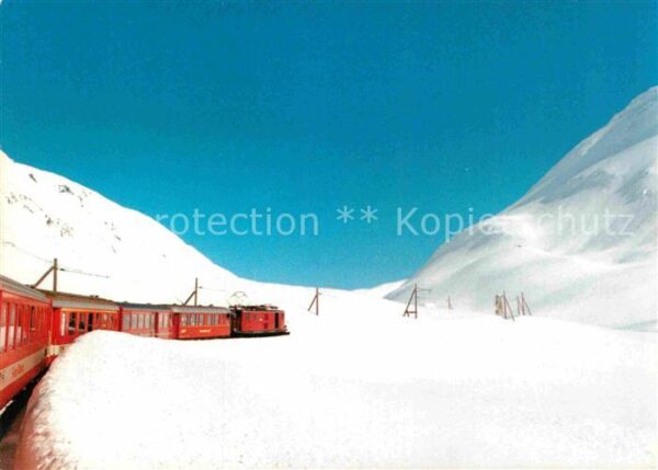 Eisenbahn Glacier-Express Oberalppass Uri