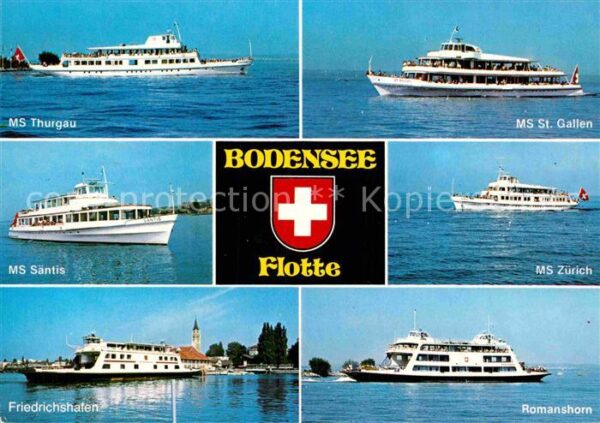 Motorschiffe Bodensee Flotte MS Thurgau MS St. Galle